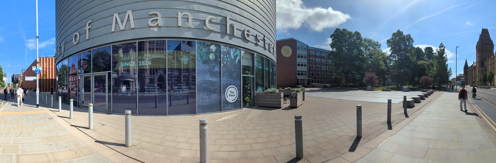 A panoramic picture of University Place Manchester